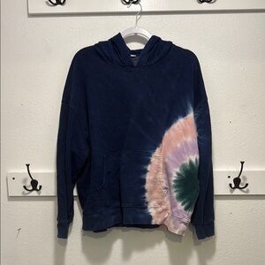 Navy Tie-Dye Hoodie